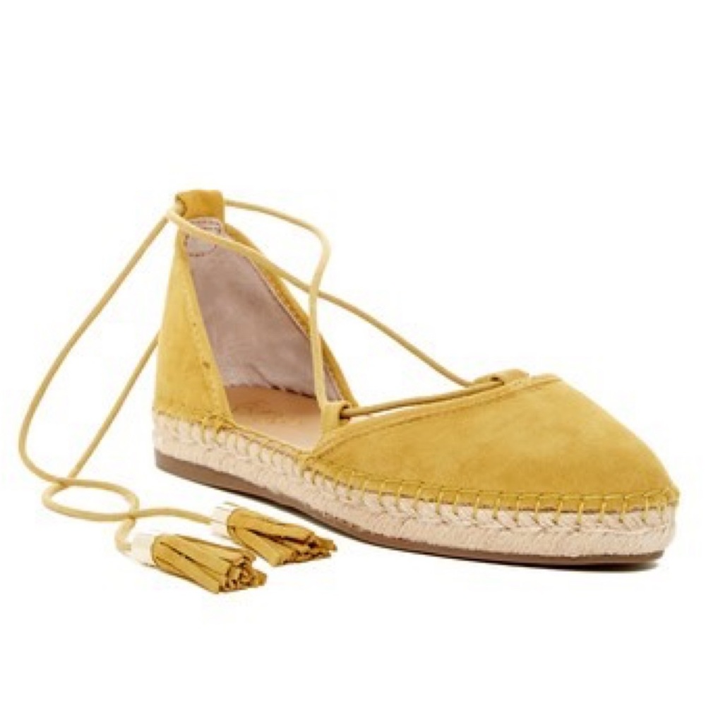 Espadrille Lace Up Flats - Franco Sarto - 7.5